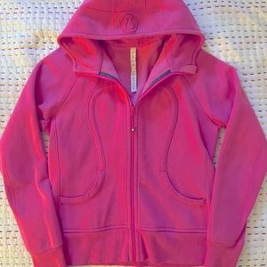 Lululemon Pink Scuba Hoodie Sweatshirt